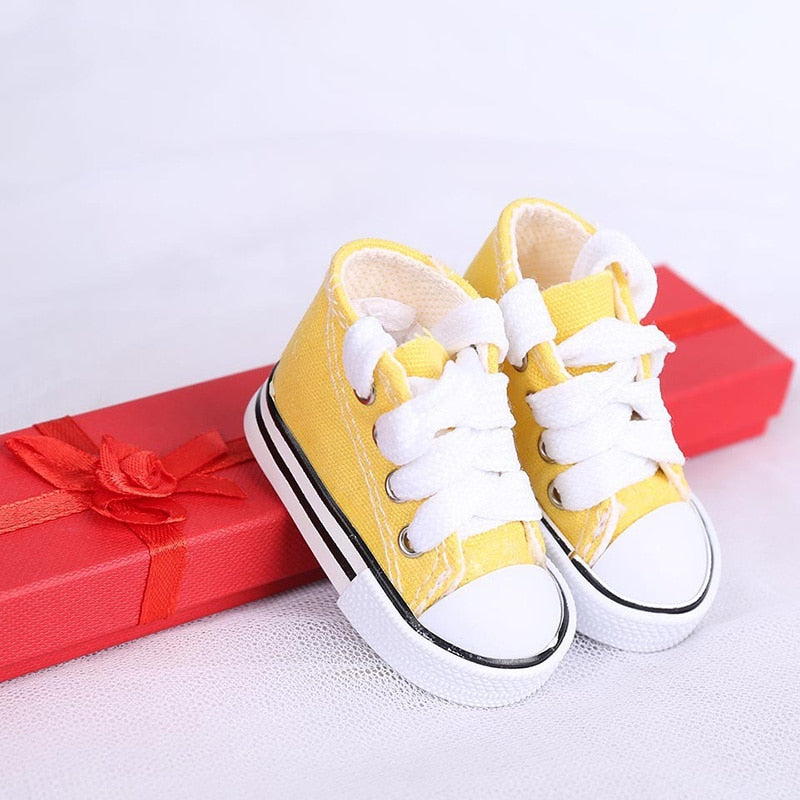 Bicycle Kick stand Foot Protector : cute mini canvas shoe