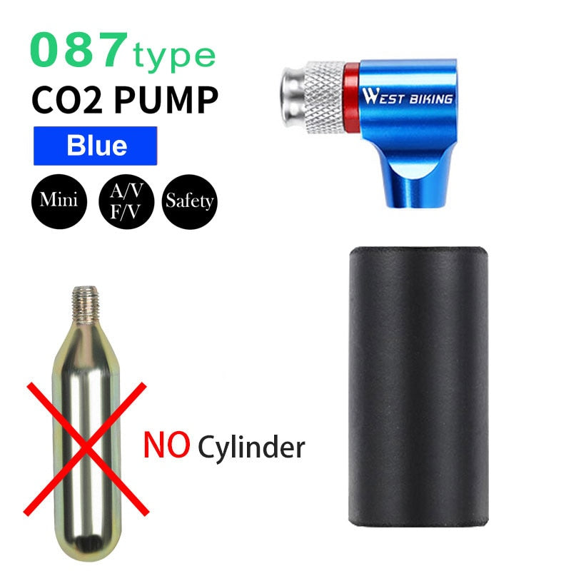 WEST BIKING Mini Portable CO2 Bicycle Pump