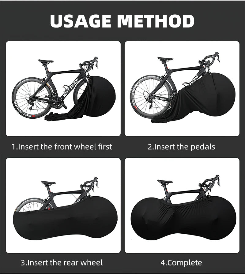 Indoor Bike Cover for  road, mountain or electric bike 24, 26, 27.5, 29,