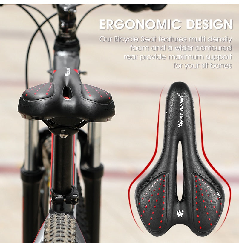 Gel Comfort Bicycle Saddle