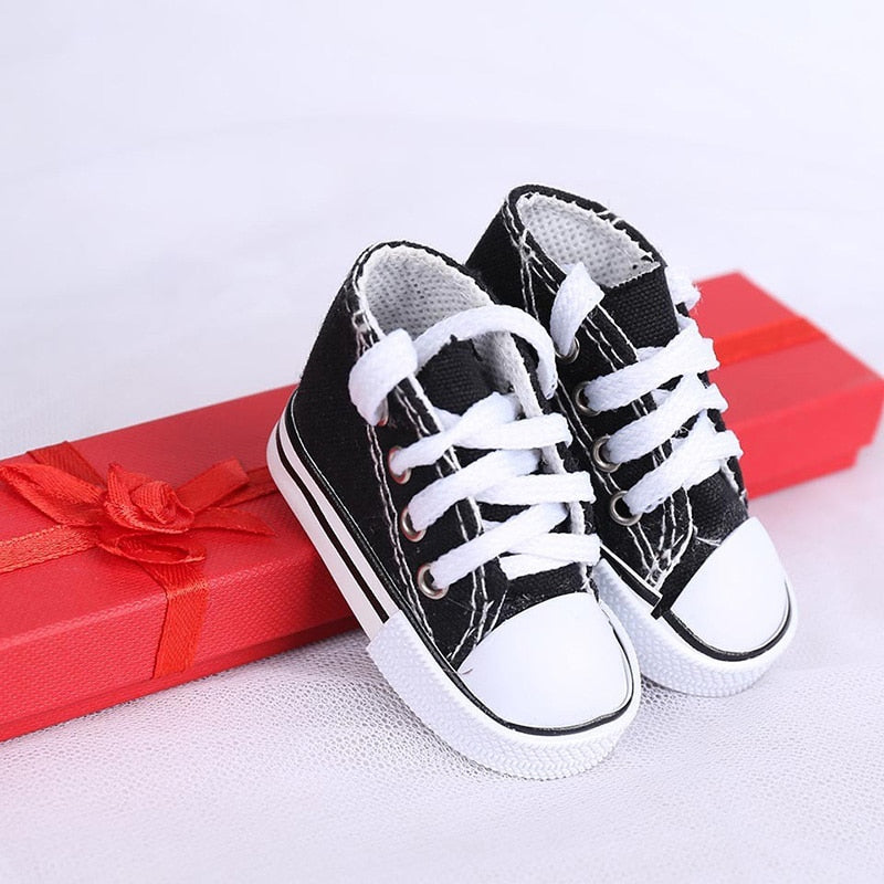 Bicycle Kick stand Foot Protector : cute mini canvas shoe