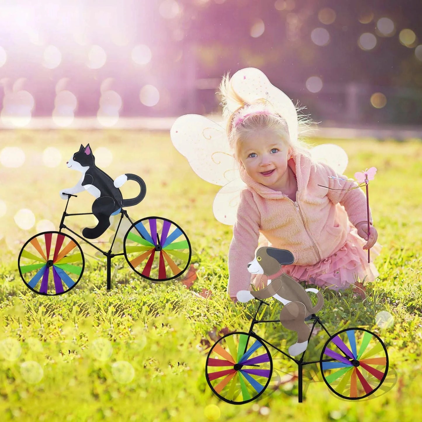 Gifts For Cyclists Bicycle Wind Spinners for your Garden