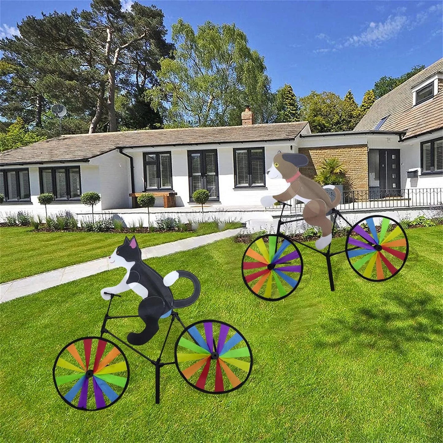 Gifts For Cyclists Bicycle Wind Spinners for your Garden