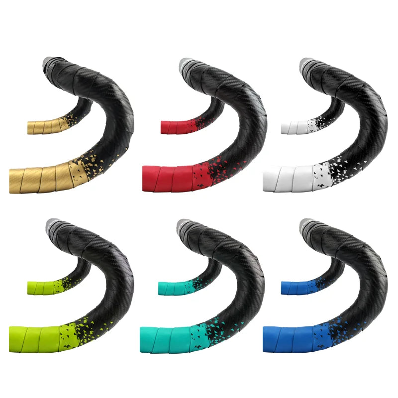 Road Bike Handle Bar Tape EVA PU Colorful gradient to black