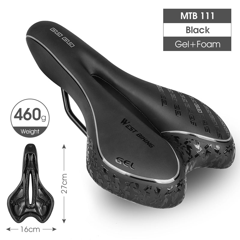 Gel Comfort Bicycle Saddle