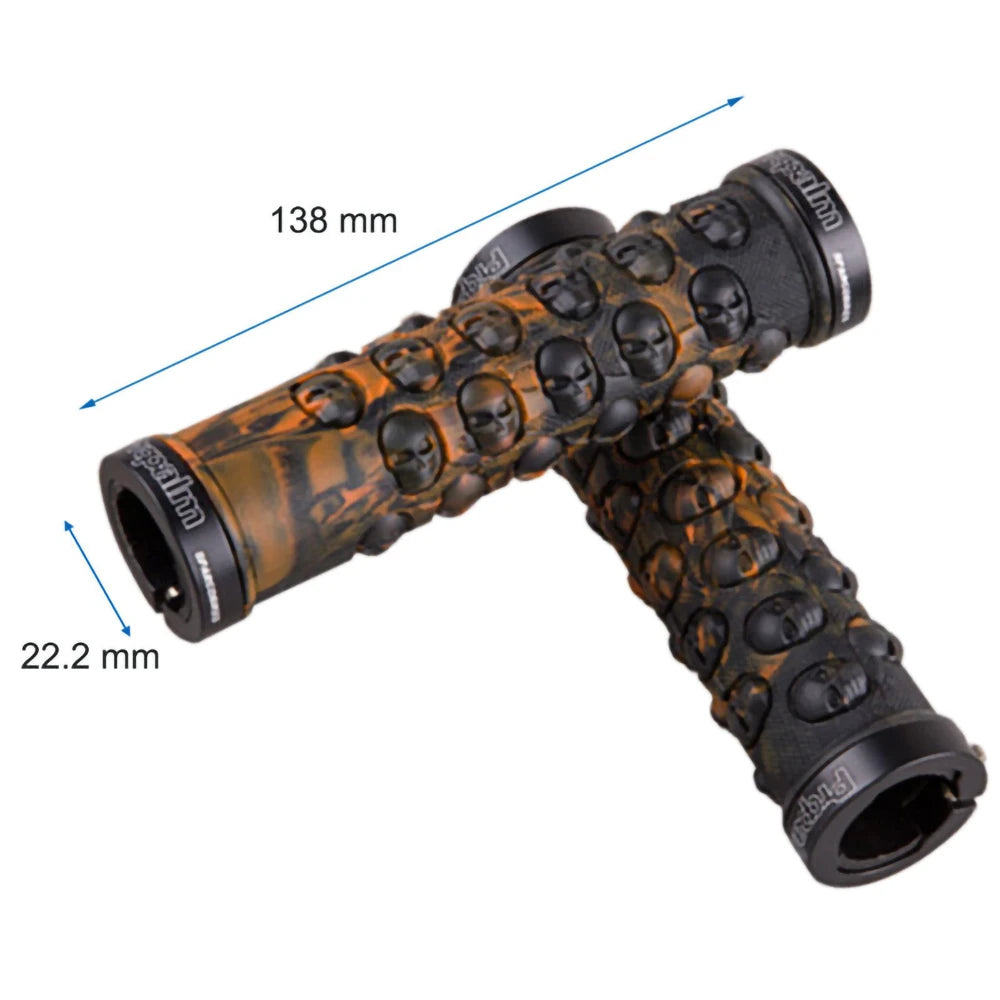 Propalm Mountain Cool Skull Bike Grips