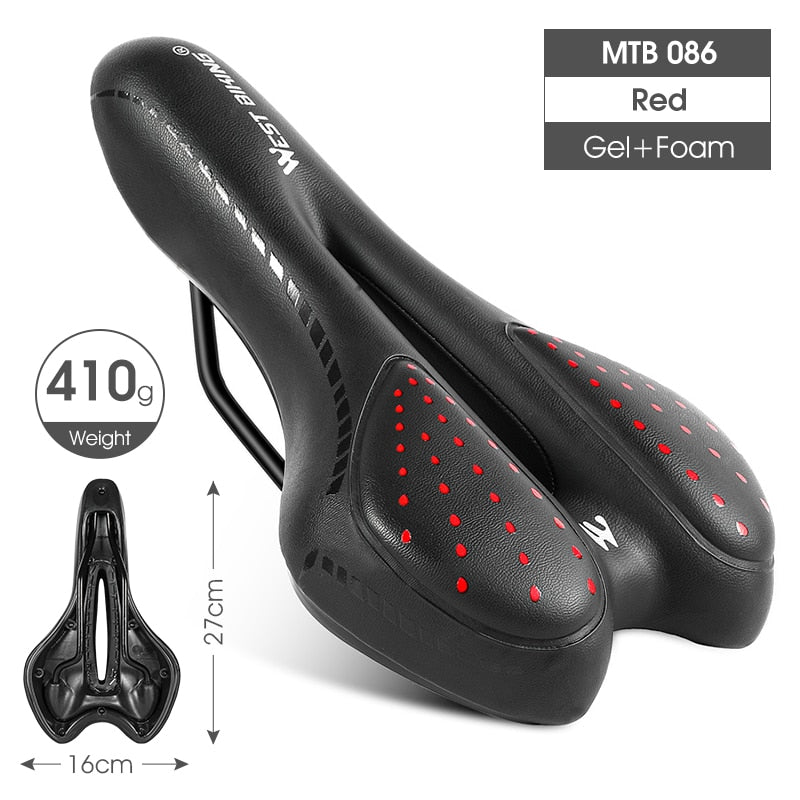 Gel Comfort Bicycle Saddle