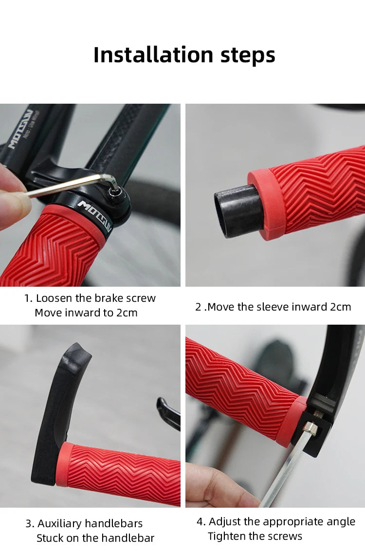 Bicycle Multicolor Handlebar Grip Extensions