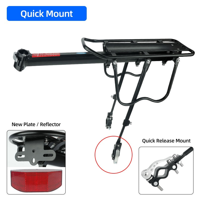 Deemount Bicycle Rear Rack Shelf