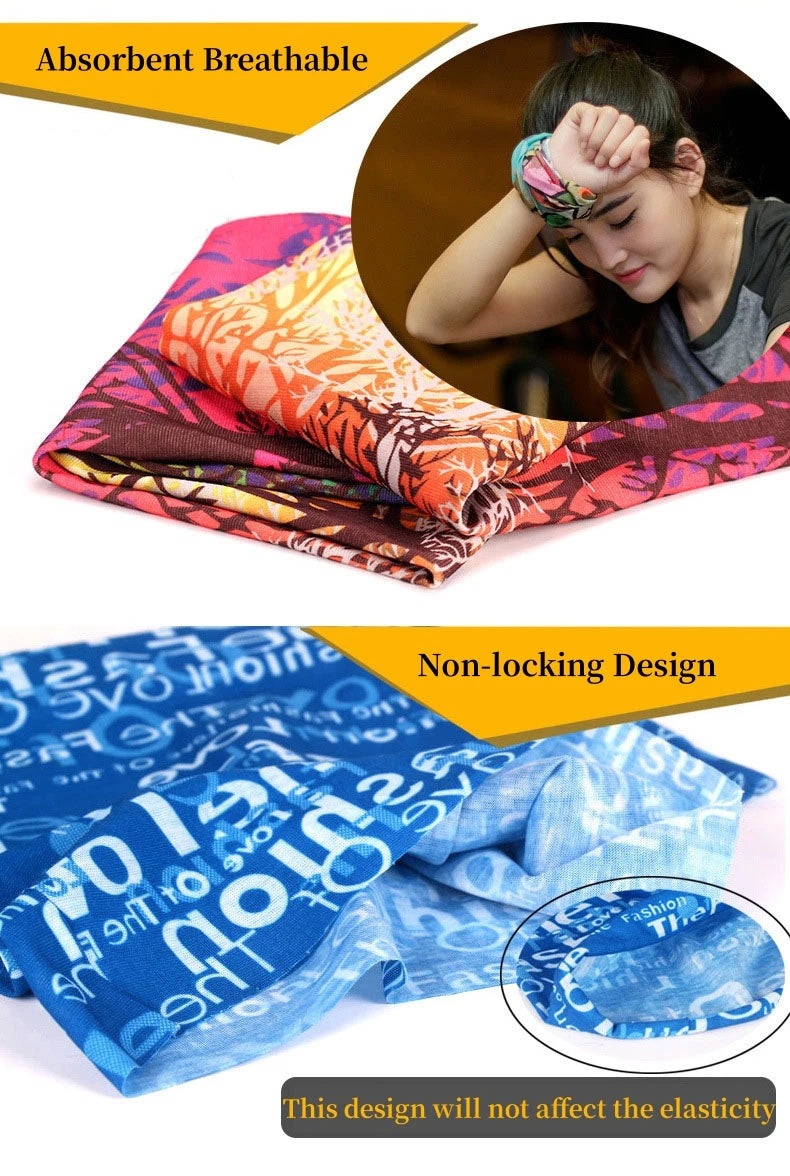 Cycling Bandana, face mask, Neck Scarf