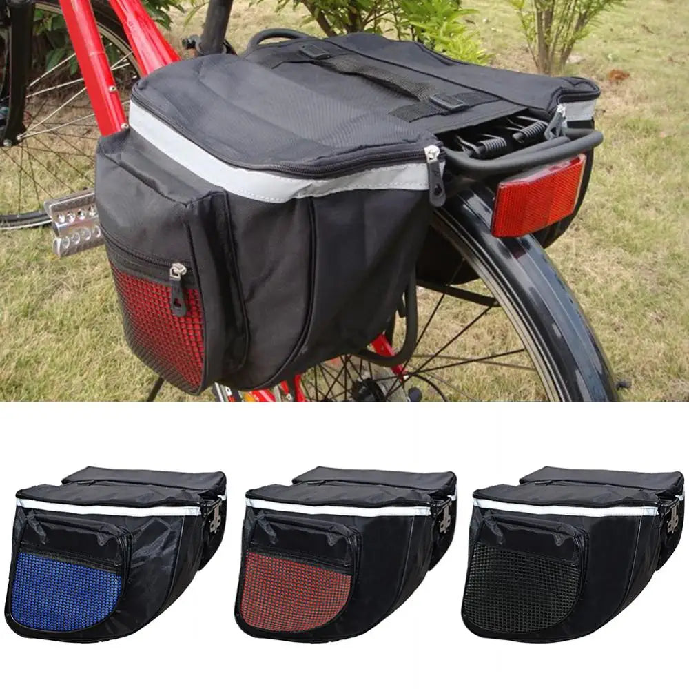 Cycling Waterproof Bike Bag Pannier with Reflective Strip