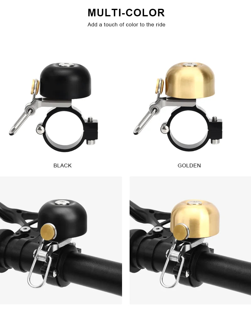 Retro Classical Bicycle Bell Clear