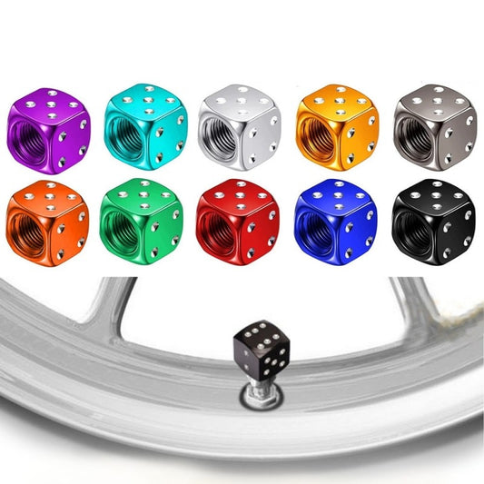 4Pcs Set   Bike Dice  Dust Valve Caps from a bike accessories range.