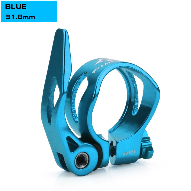 Adjustable Bicycle Seatpost Clamp blue