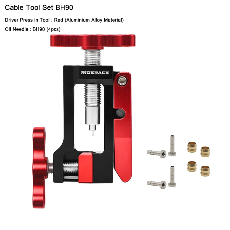 Bicycle Brake Hydraulic Needle Insert Tool for Hydraulic Brakes red