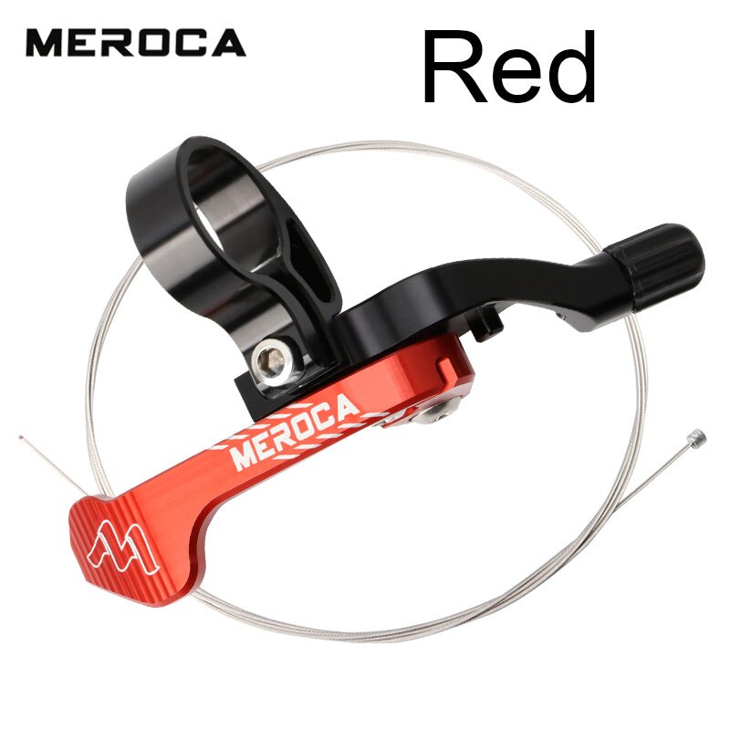 Bicycle Dropper Seat Post Lever red