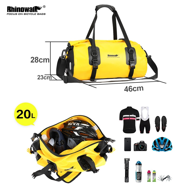 Rhinowalk 20L Waterproof Rear Rack and Shoulder Bag