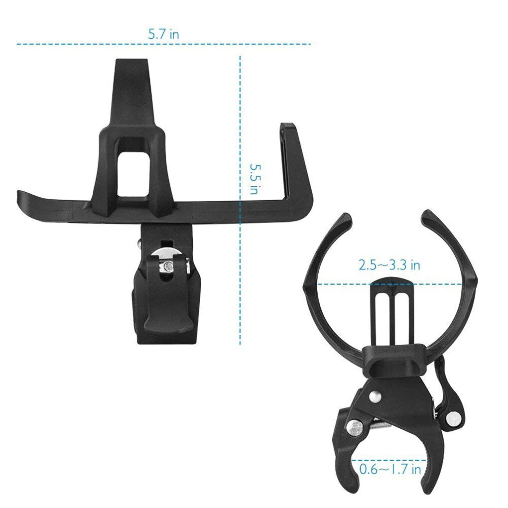 Bike Cage Water Bottle Holder for handlebar or seat stem.