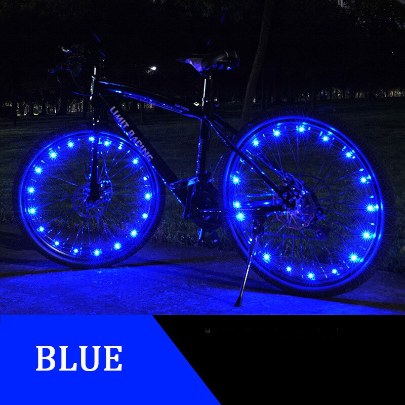 Rainproof LED Bicycle Wheel Lights Front and Rear Spoke Lights