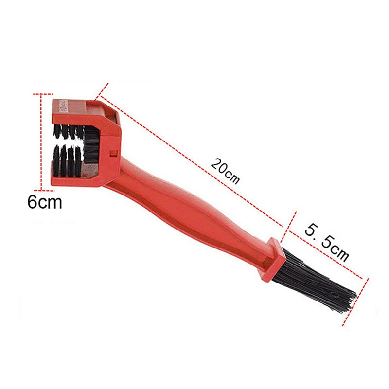 Bike Chain Cleaning Brush 3-Sided Brush for all types of bikes, including road, mountain, and electric bikes.