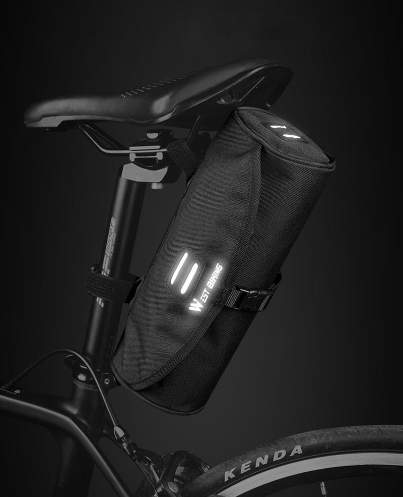 2 Litre  Bike Multiposition Tube Bag for Mountain, Road, Electric bike and  Scooters