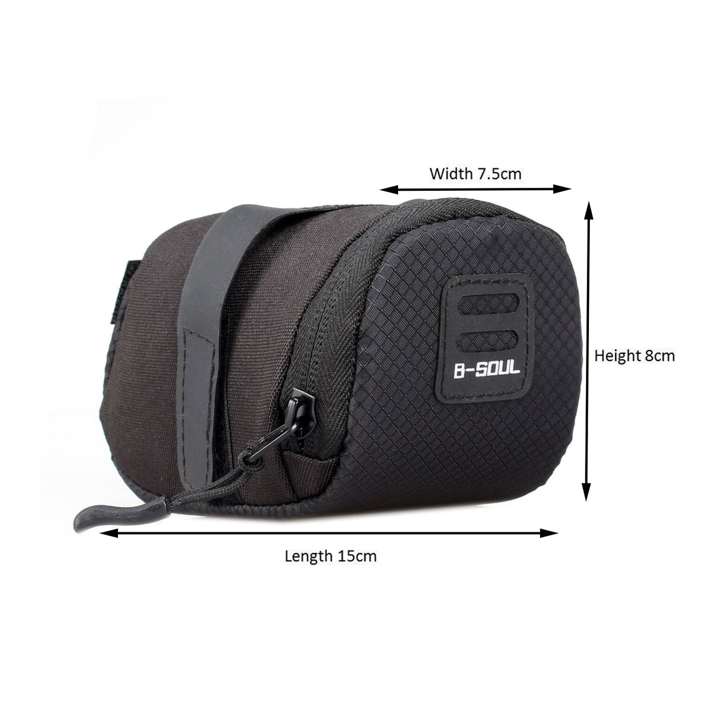 Bicycle Saddle Bag for Mountain, Road, and Electric Bikes.