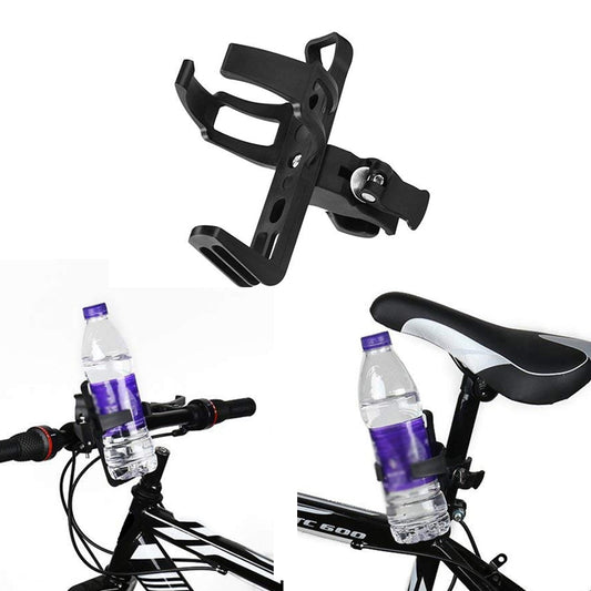 Bike Cage Water Bottle Holder for handlebar or seat stem.