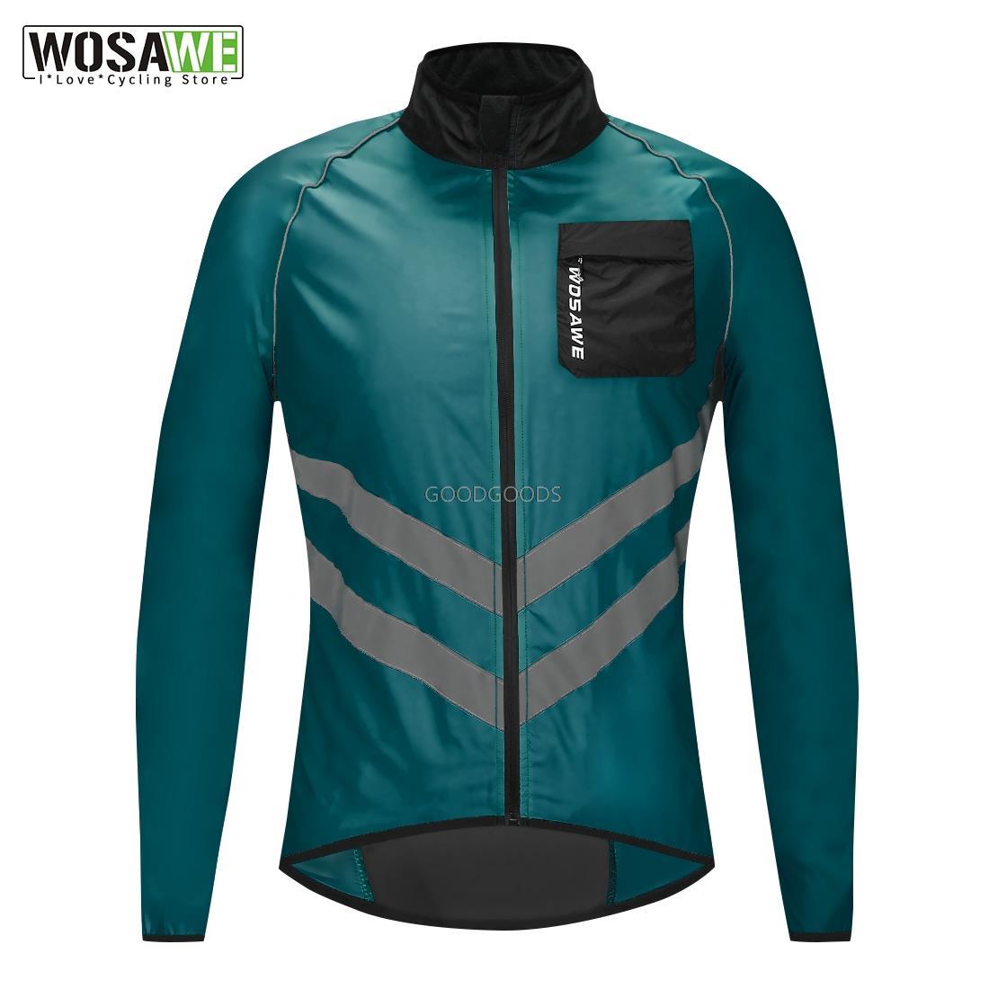 High Vis  Reflective Windproof Jacket suitable for road, mountain, electric or all types of bikes