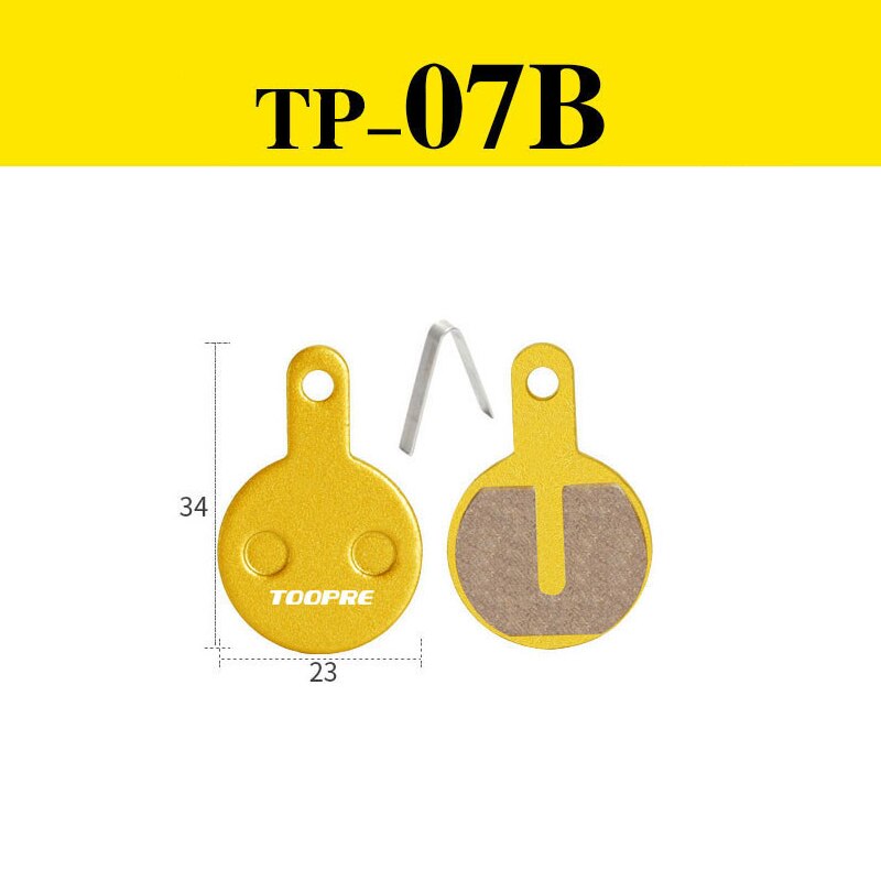 TOOPRE Mountain Bike disc Pad Bike Hydraulic Disc Brake Pads for Shimano SRAM AVID ZOOM