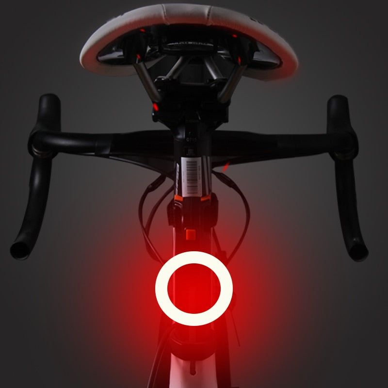 Bicycle Light Circle or Heart, USB rechargeable