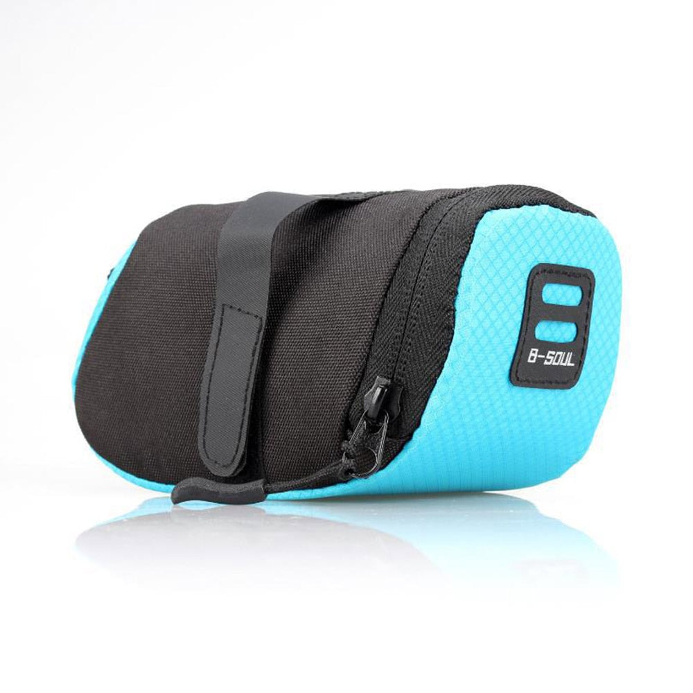 Bicycle Saddle Bag for Mountain, Road, and Electric Bikes.