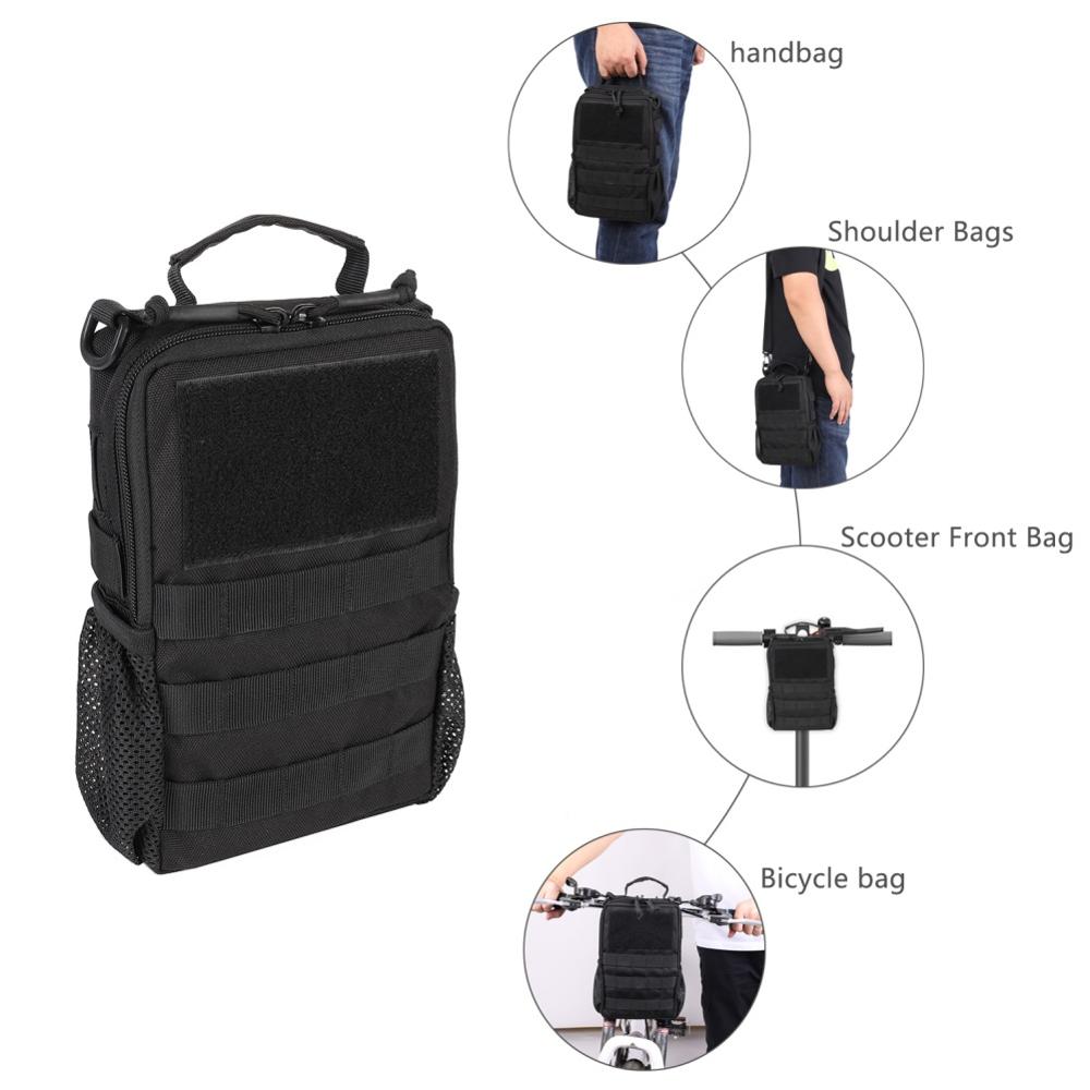 Cool Handlebar bike or scooter bag that detaches easily into a shoulder bag with large capacity,