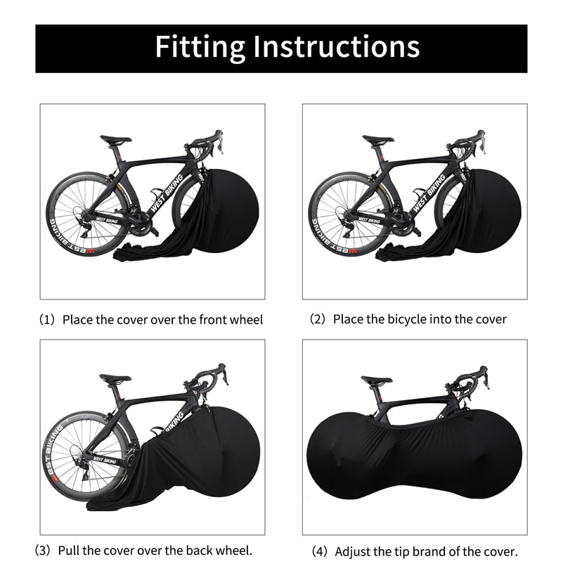 Indoor Bike Cover for  road, mountain or electric bike 24, 26, 27.5, 29,