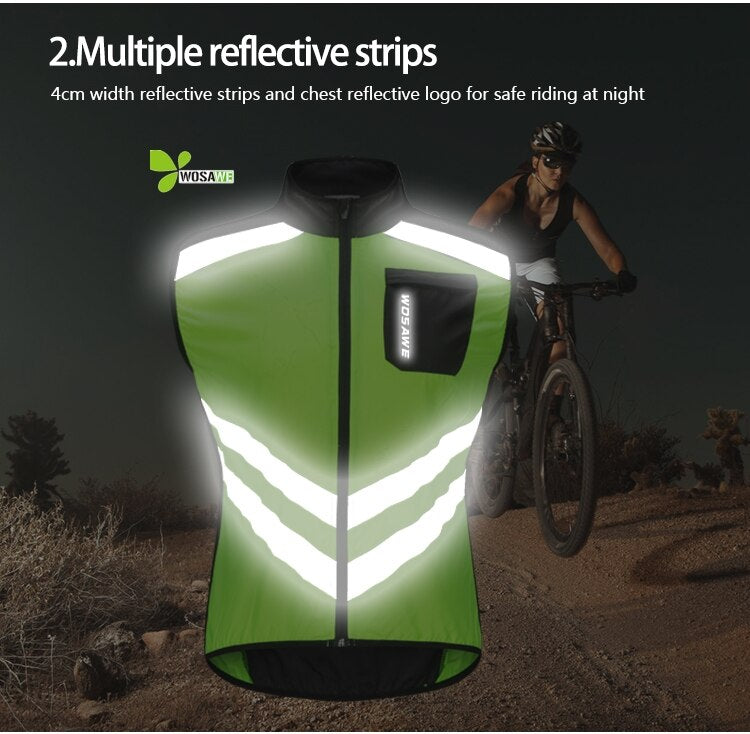 Reflective Cycling Vests suitable for road, mountain, electric and all types of bikes