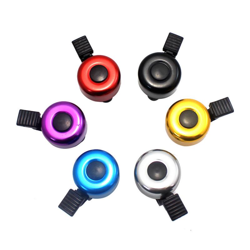 Metallic bicycle bell in various colours