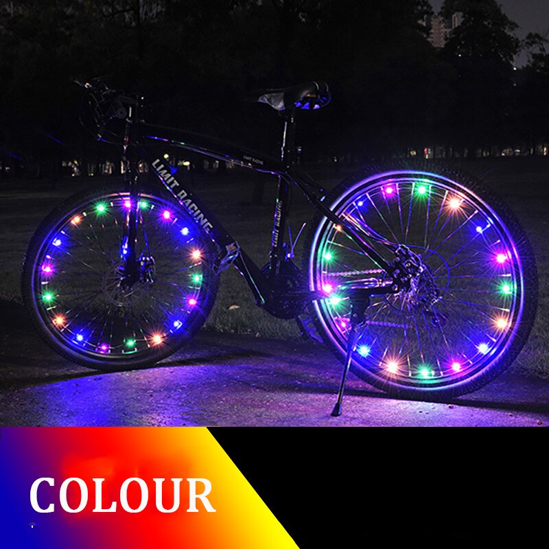 Rainproof LED Bicycle Wheel Lights Front and Rear Spoke Lights