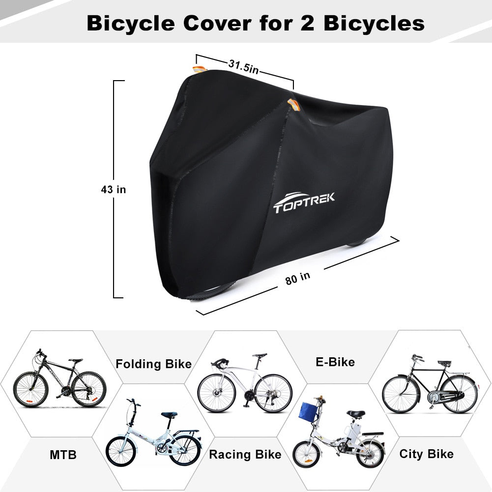 Outdoor Waterproof Bike Cover to fit electric, road or mountain bikes