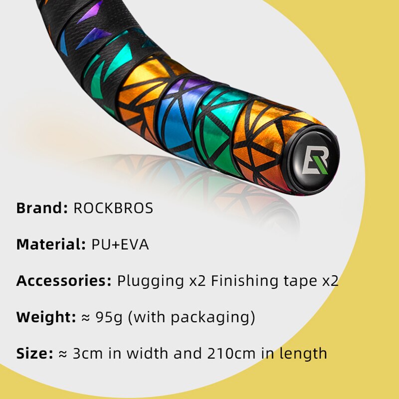 ROCKBROS Designer Bicycle Road Bike Handlebar Tape in many colours and patterns