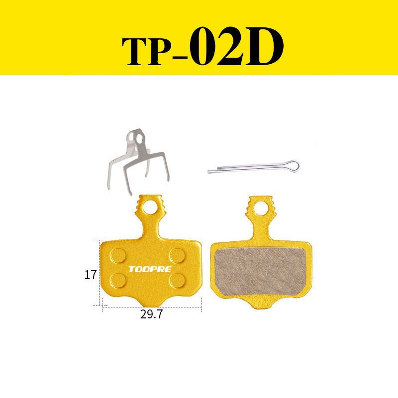 TOOPRE Mountain Bike disc Pad Bike Hydraulic Disc Brake Pads for Shimano SRAM AVID ZOOM