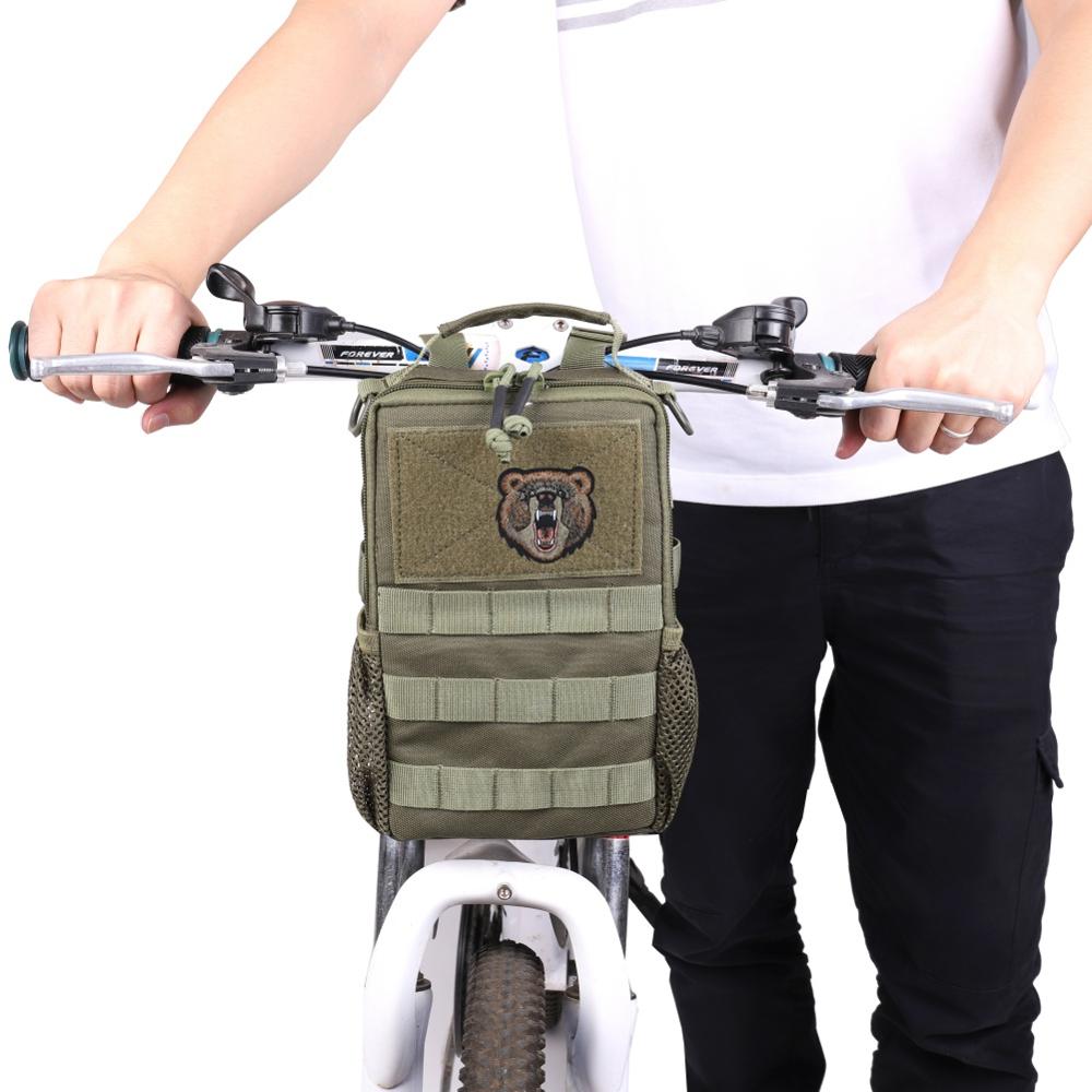 Cool Handlebar bike or scooter bag that detaches easily into a shoulder bag with large capacity,