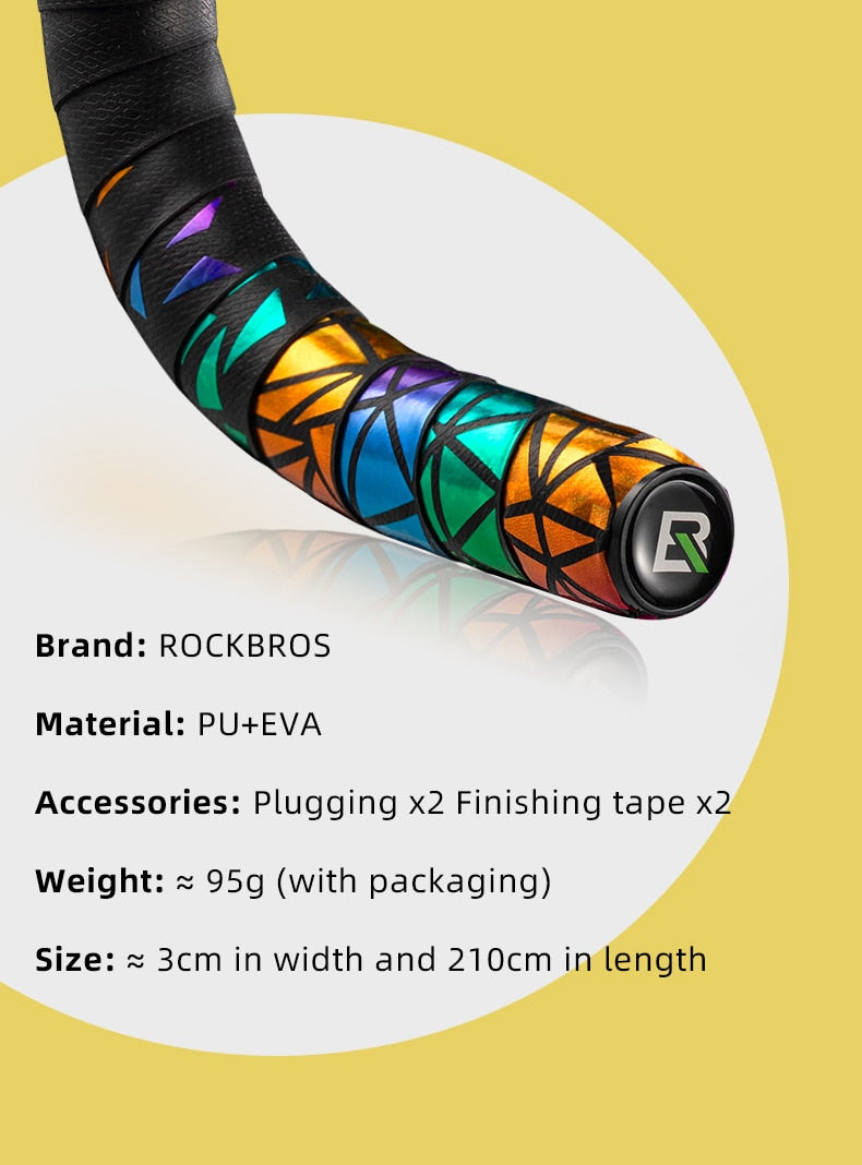 ROCKBROS Designer Bicycle Road Bike Handlebar Tape in many colours and patterns