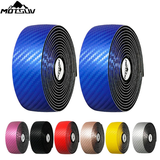 MOTSUV 2pcs Bicycle Handlebar cushion Tape for Road Bike s with Bar End Plugs