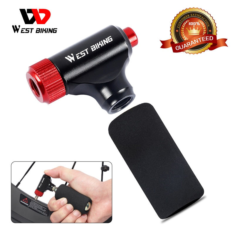 WEST BIKING Mini Portable CO2 Bicycle Pump