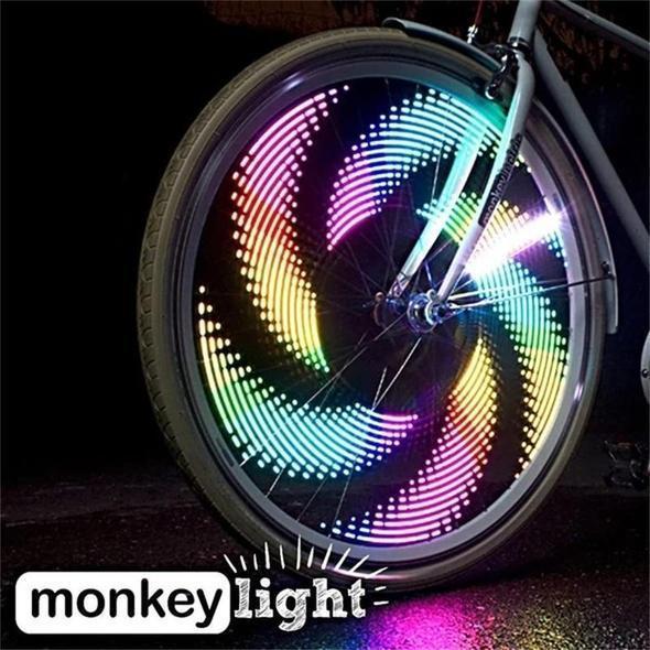 3D Bicycle Spoke LED Lights | Be stylish safe and visible l megakix