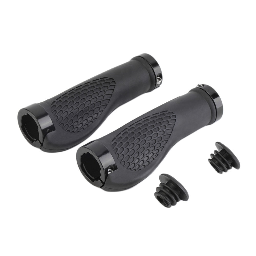 Mountain, hybrid bike grips available in different colours.