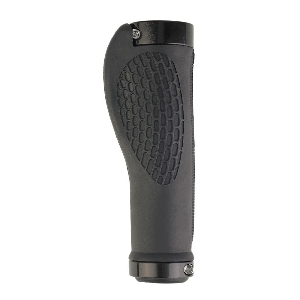 Bicycle rubber handlebar grip available with optional different accent end cap colours