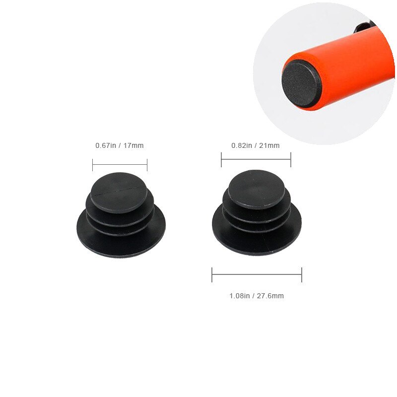 Meroca pair of Bike Handlebar End end plugs in  Aluminum Alloy