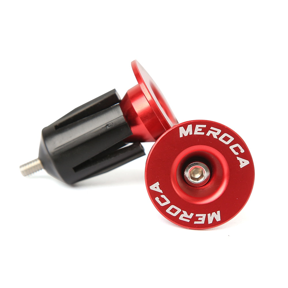 Meroca pair of Bike Handlebar End end plugs in  Aluminum Alloy