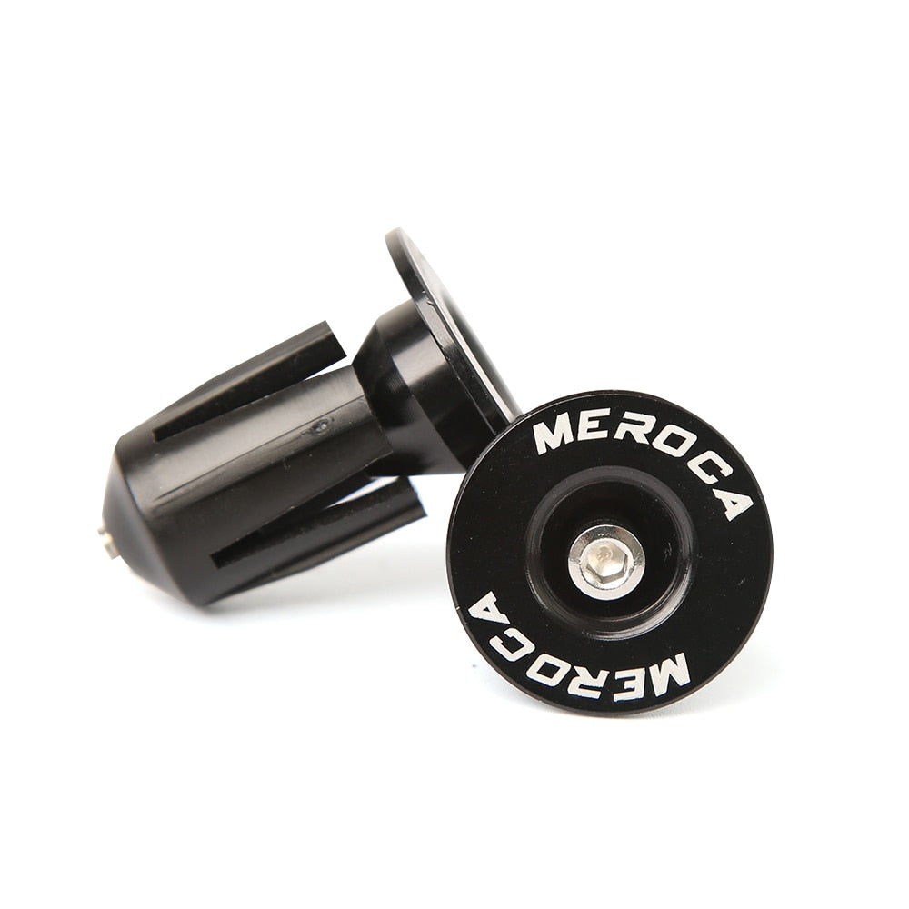 Meroca pair of Bike Handlebar End end plugs in  Aluminum Alloy