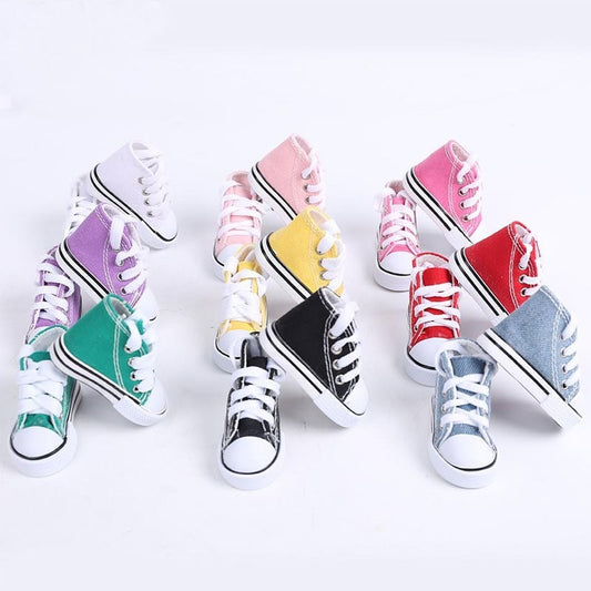 Bicycle Kick stand Foot Protector : cute mini canvas shoe